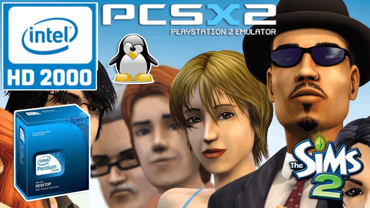 The Sims 2 (PS2) - Pentium G620 + Intel HD Graphics 2000 [CachyOS Linux - PCSX2]