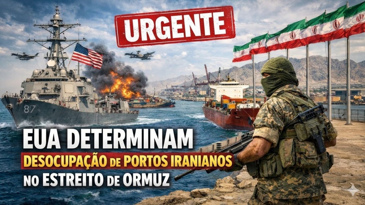 EUA DETERMINAM DESOCUPAÇÃO TOTAL DOS PORTOS EM ORMUZ