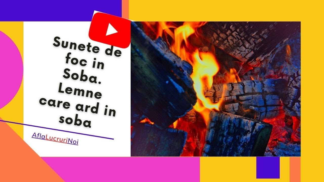 Sunete de foc in Soba. Sunet de Lemne care ard in soba 3 ore