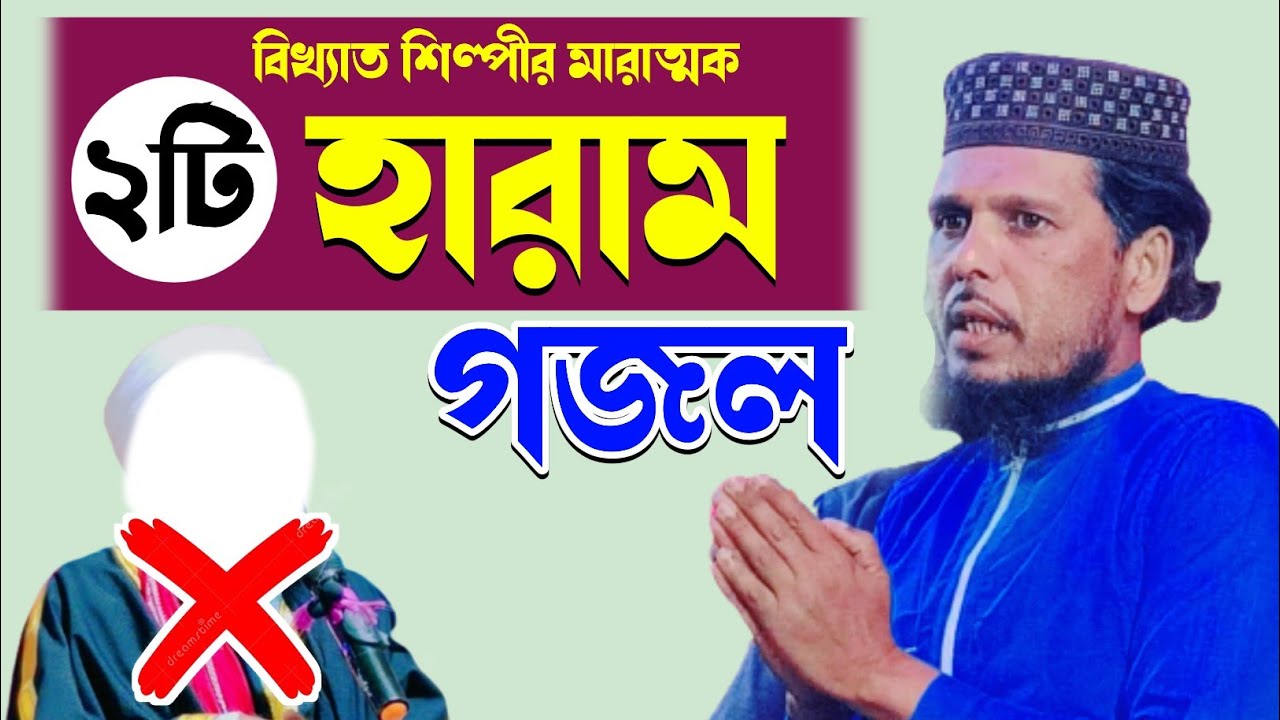 বিখ্যাত শিল্পীর মারাত্মক দুটি হারাম গজল┇মাওলানা হাবিবুল্লাহ সাহেব নতুন ওয়াজ┇Maulana Habibullah Waz