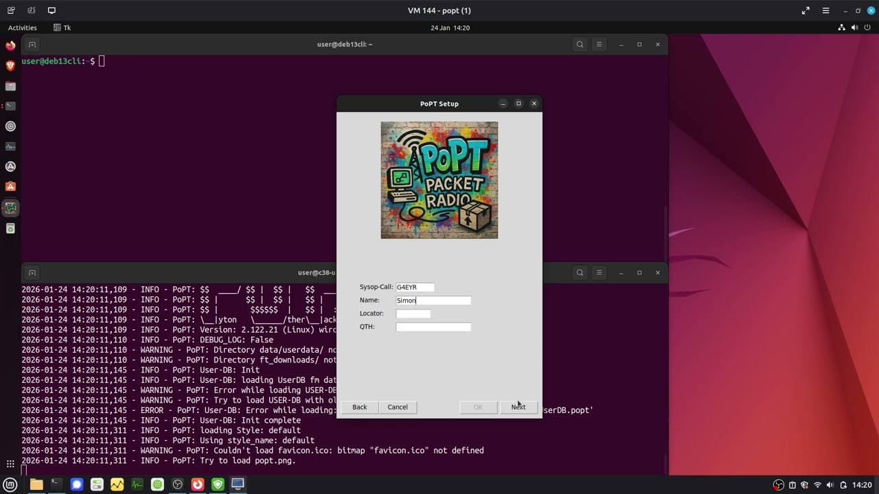 PoPT Python Packet Radio Terminal Program