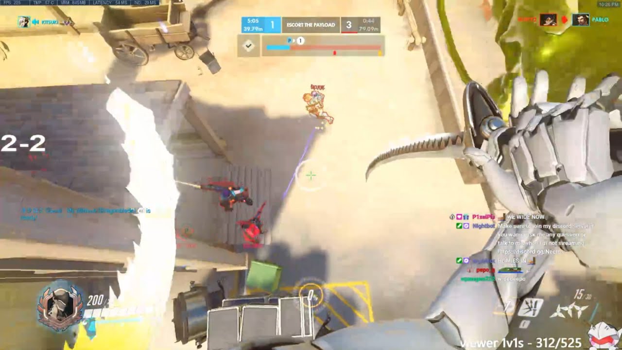 Overwatch Fastest Genji God Necros Goes Insane With 64 Elims -New Season-