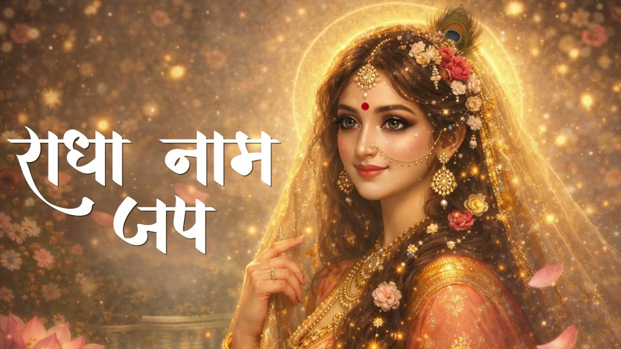 राधा नाम जप | मन को शांति देने वाला मधुर भक्ति जाप | Radha Naam Jap