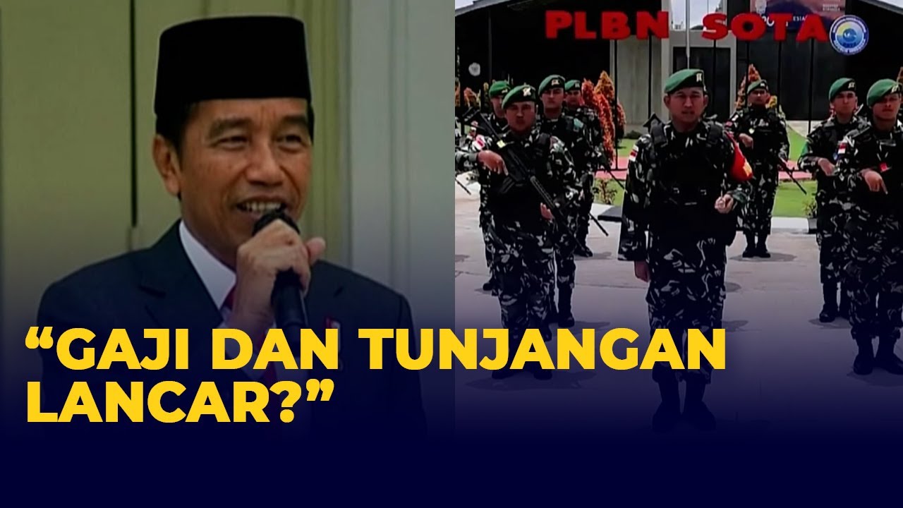 Di Depan Panglima TNI, Jokowi Tanya Gaji dan Tunjangan Prajurit Perbatasan