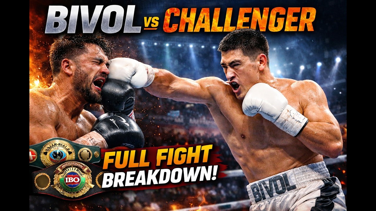 Dmitry Bivol TKO Round 6 | Full Fight Breakdown & Highlights | WBA Light Heavyweight 🔥🥊