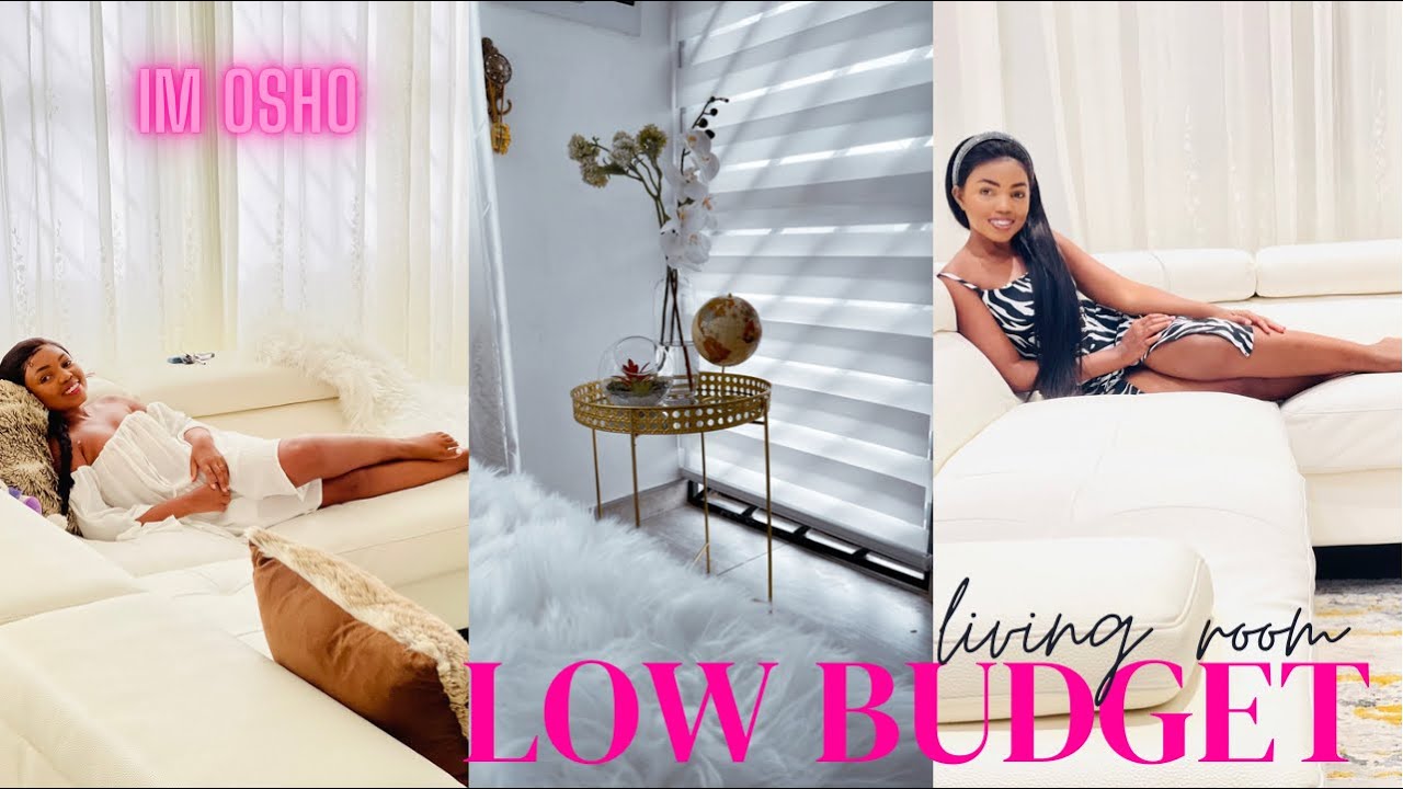 LIVING ROOM TOUR || LOW BUDGET || Small Space Home Decor || I’m Osho