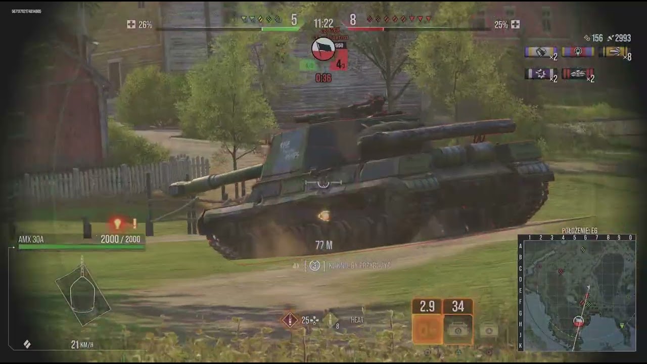 World of Tanks AMX 30A 01 M 7 kills