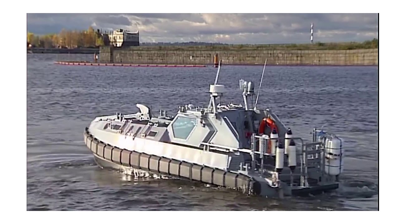 Test of high-speed assault boat project 02800 for the Russian Navy