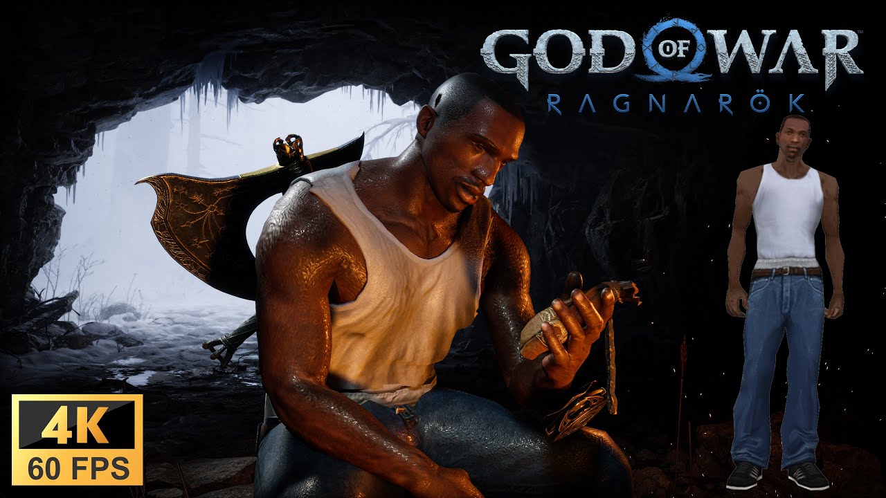 God of War Ragnarök | CJ San Andras | Vertical GamePlay 6 | 4K HDR 60fps