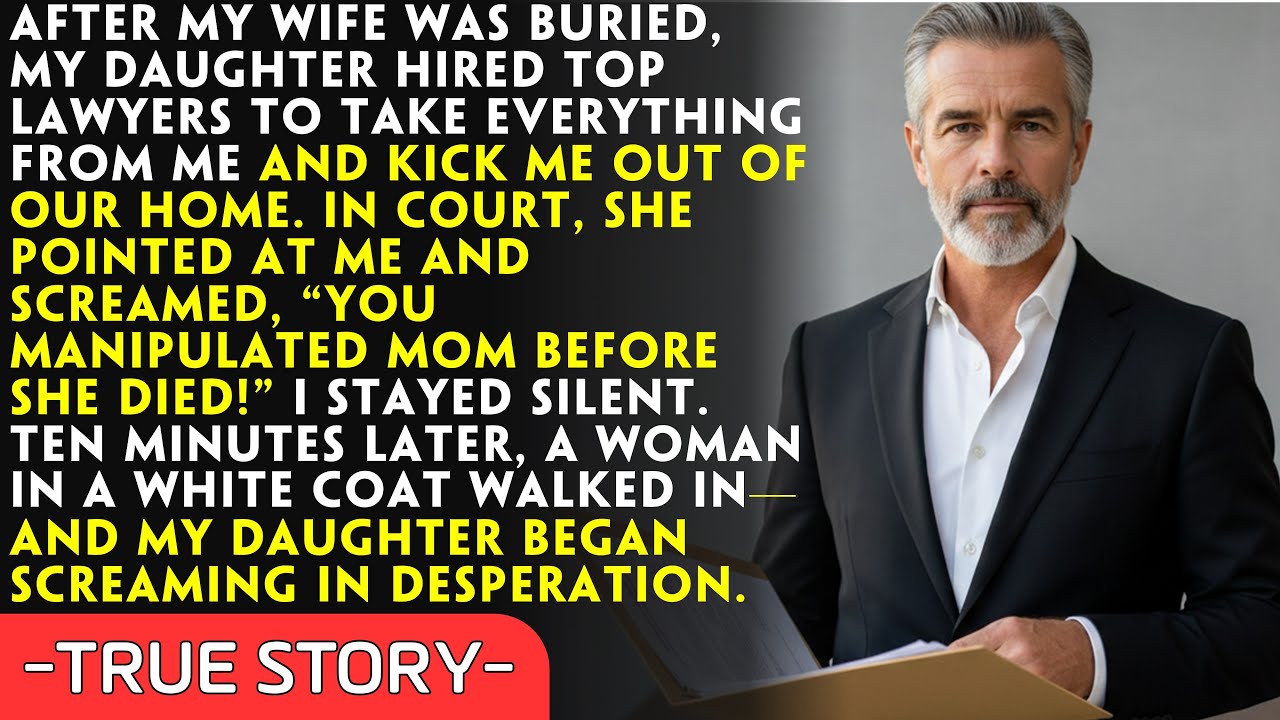 My Elite Daughter Dragged Me to Court for the Fortune—Then a Woman in a Lab Coat Interrupted…
