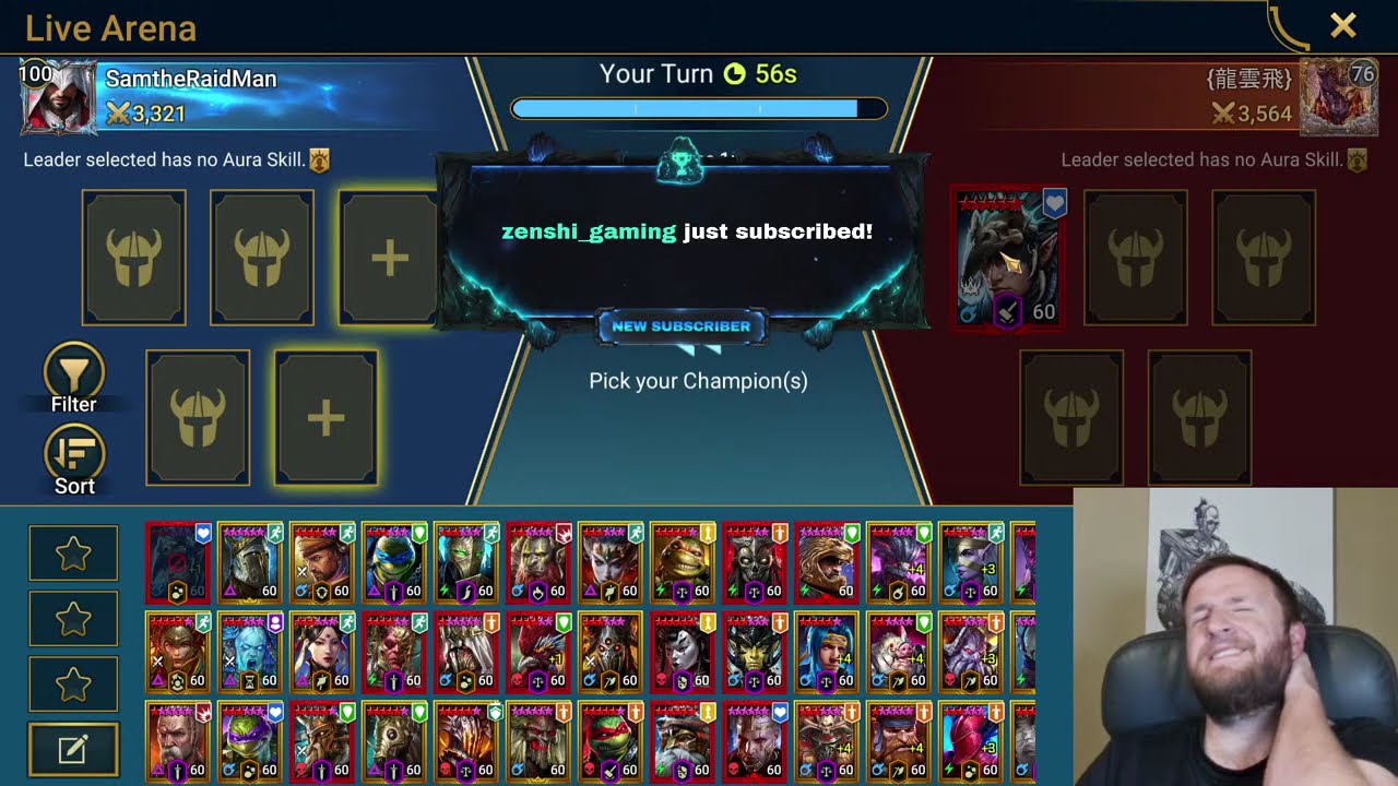 Live Arena and Hanging! Raid Shadow Legends!