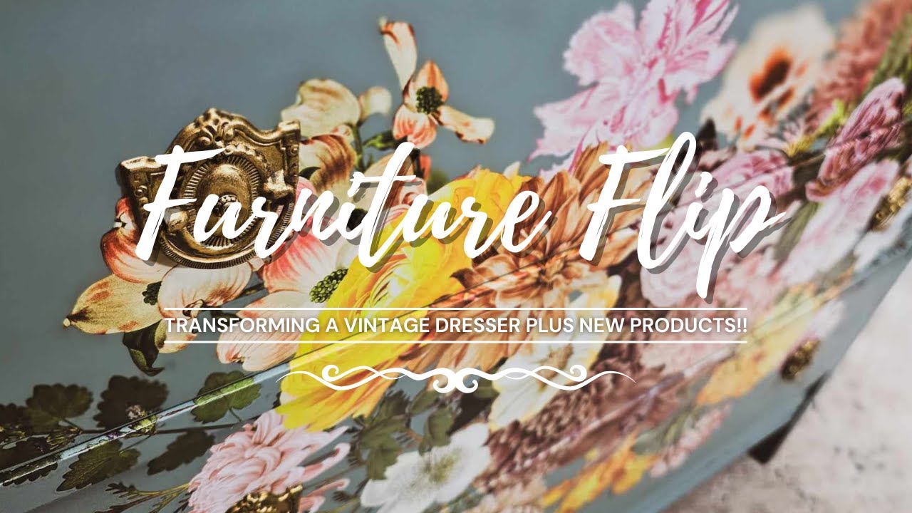 Furniture Flip • Vintage Dresser Makeover • Upcycled Dresser • Salvaged Dresser • New Items!!