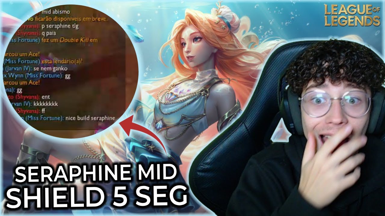 ESSA É SEM DÚVIDAS A MELHOR BUILD DA SERAPHINE!! - League Of Legends