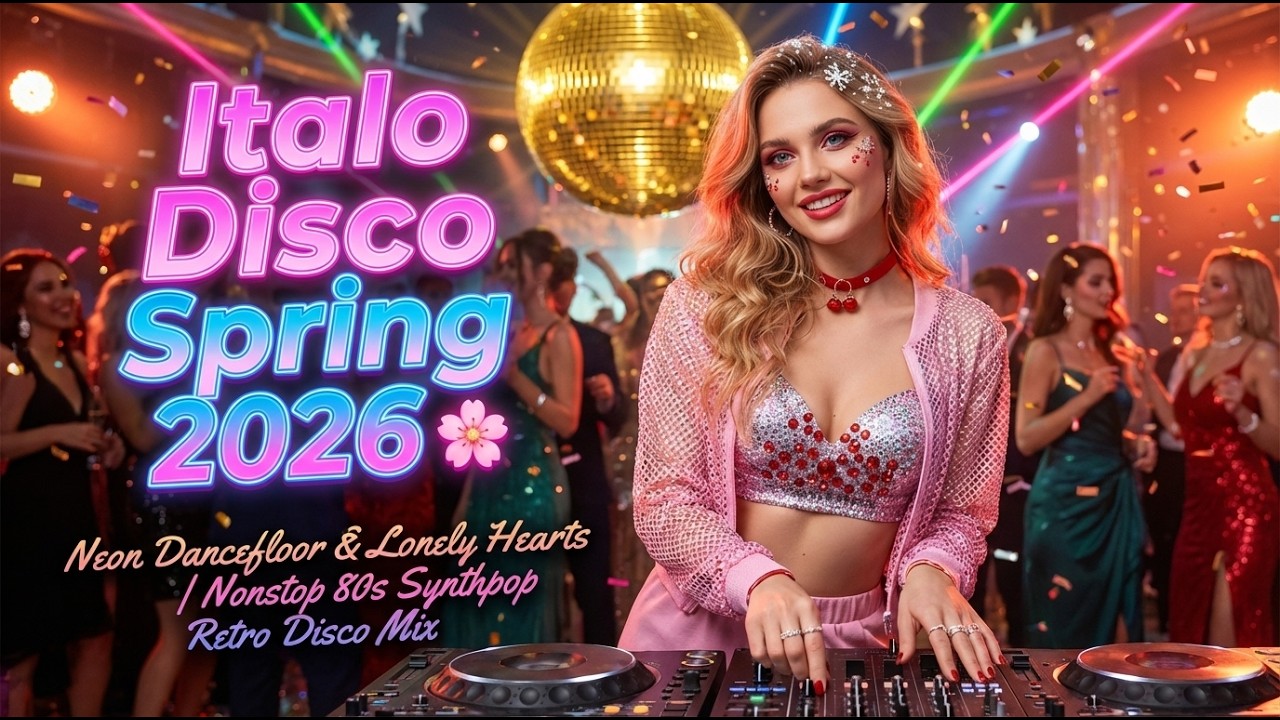 Italo Disco Spring 2026 🌸 Neon Dancefloor & Lonely Hearts | Nonstop 80s Synthpop Retro Disco Mix