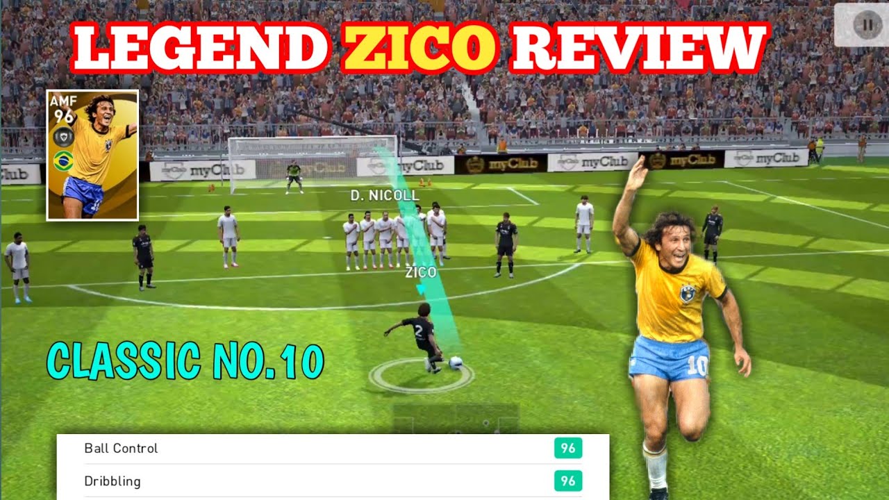 LEGEND ZICO review| pes 2021 mobile