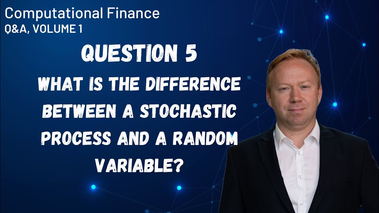 What is the difference between a stochastic process and a random variable?