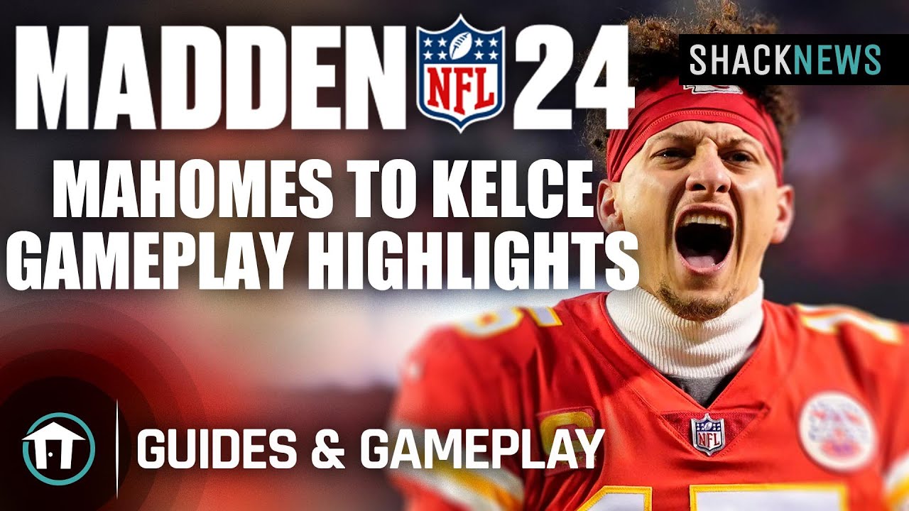 Madden NFL 24 - Mahomes to Kelce Gameplay Highlights