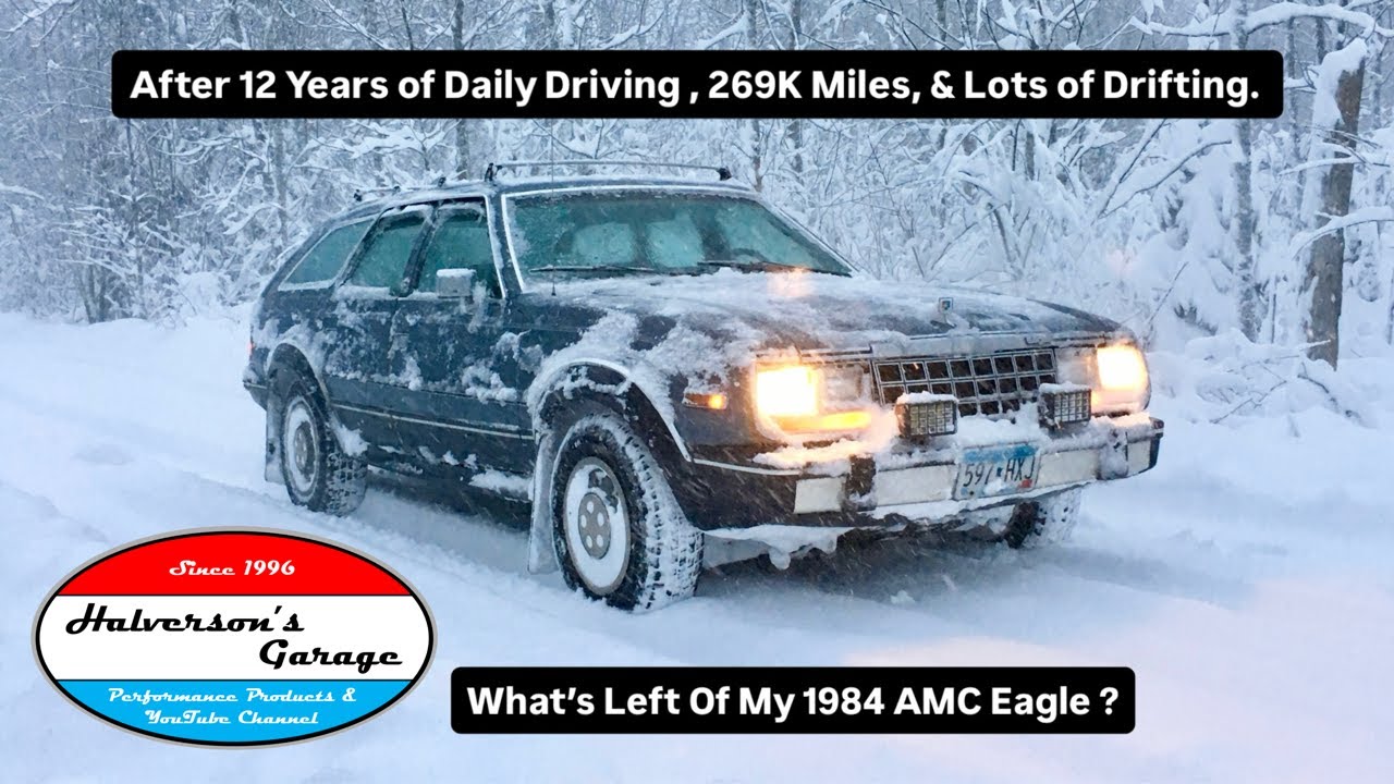 Daily Drove this 1984 AMC Eagle Year Round In Minnesota, After 12 Years What's Left?