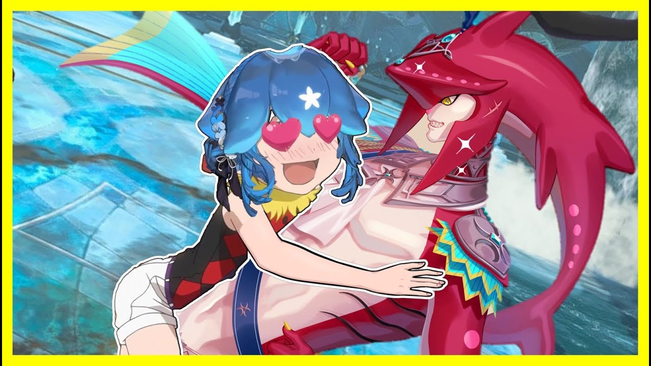 Bao is WET for Sidon (Tears of the Kingdom)