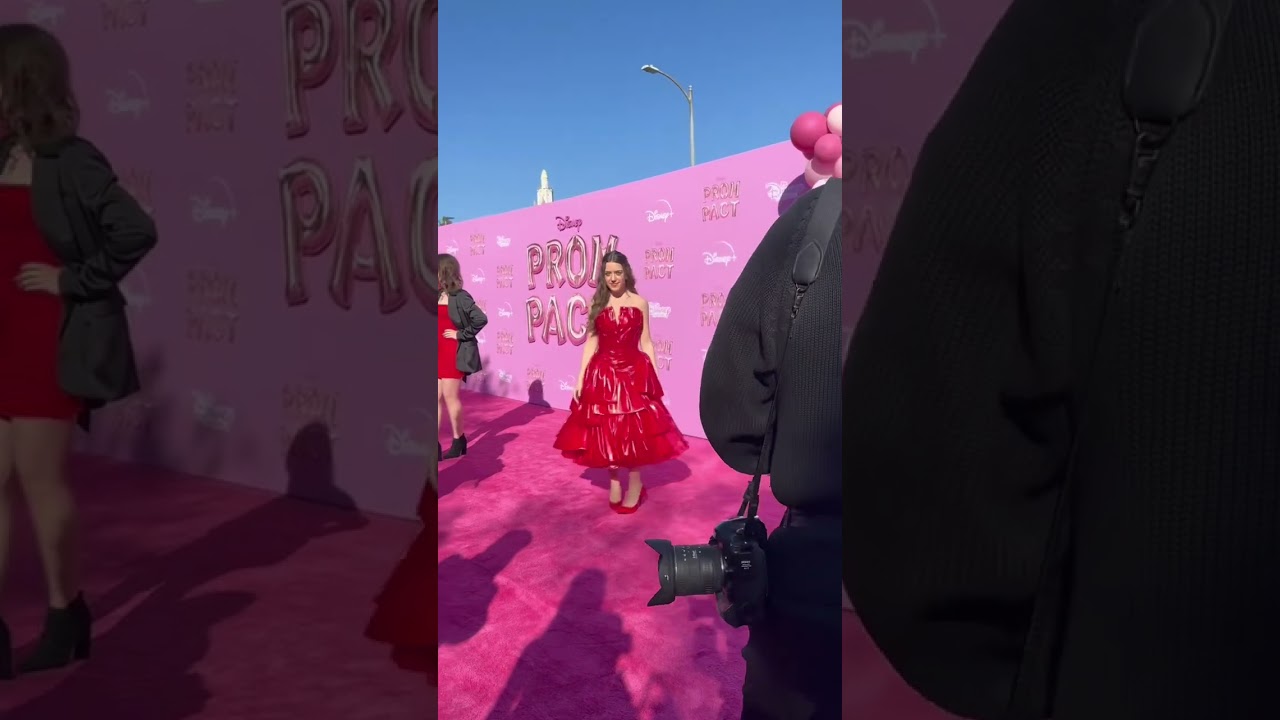 My styling work for Symonne Harrison at the Disney prom pact premiere #fashion #redcarpet