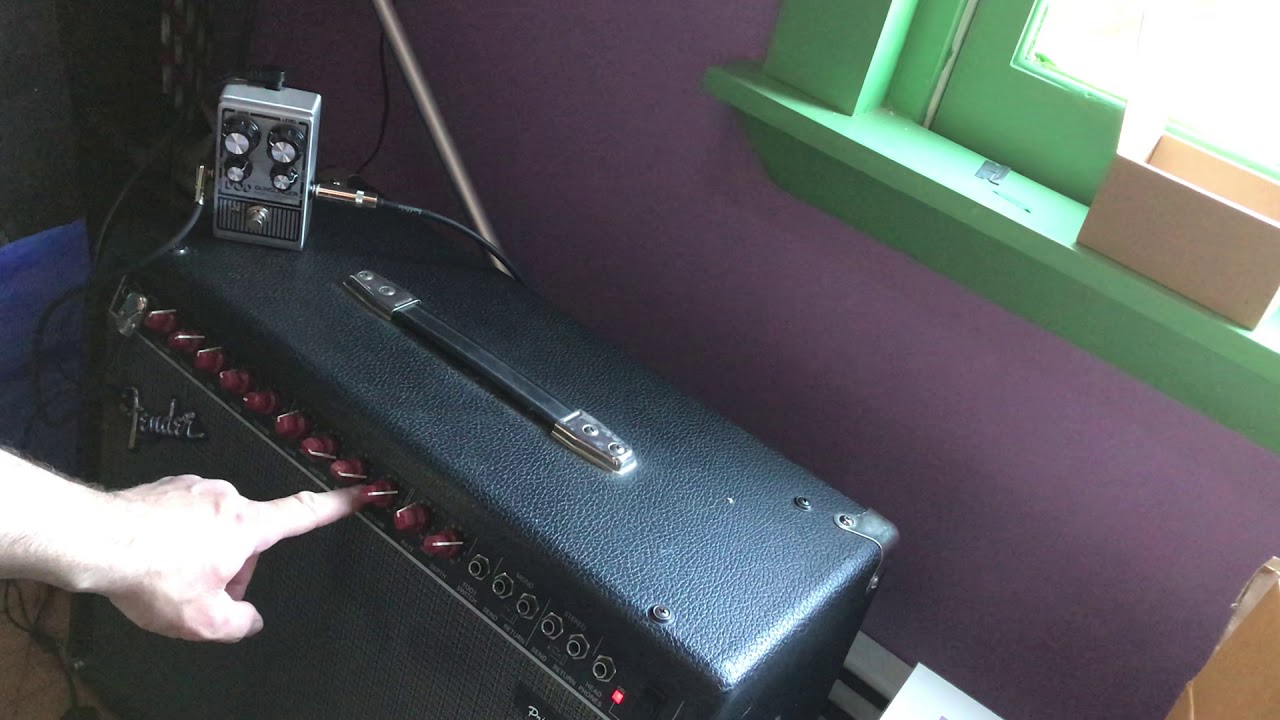DOD Gunslinger unboxing and quick play through on a Fender Princeton Chorus
