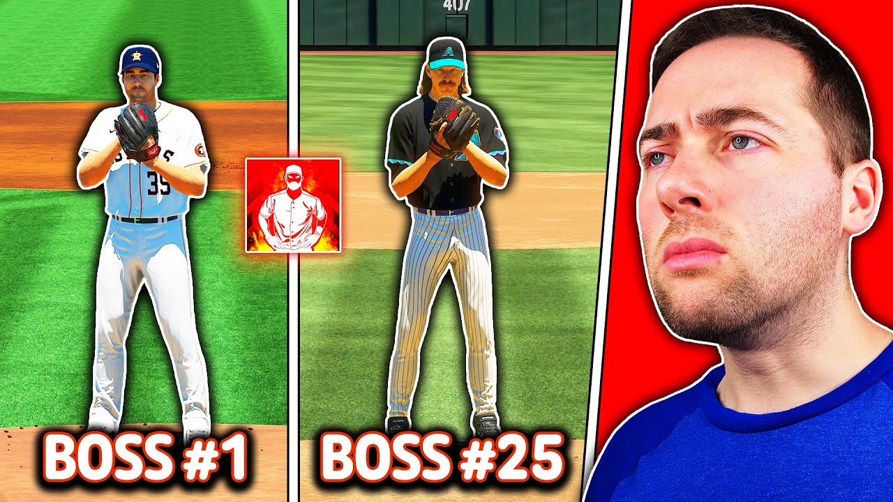 Defeating Every Showdown Boss on MLB The Show in One Video