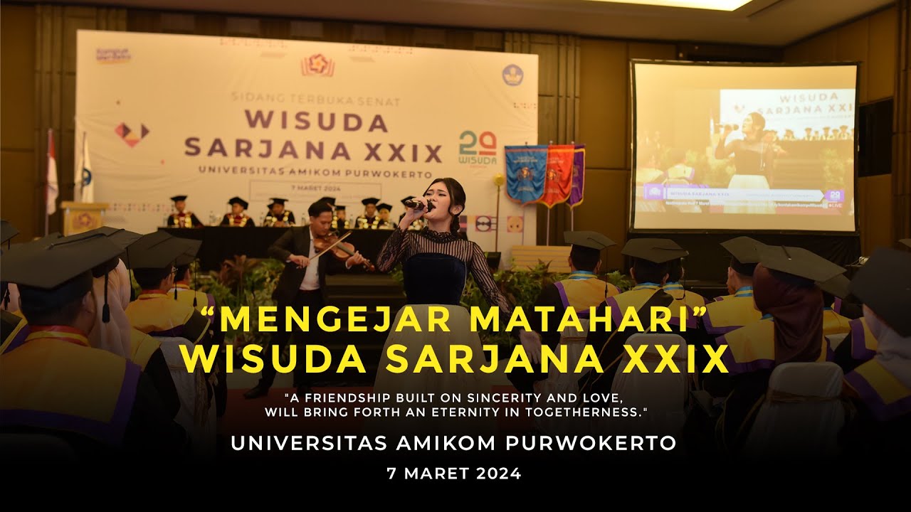 Violis - Mengejar Matahari (LIVE in Wisuda Sarjana 29 Universitas Amikom Purwokerto)