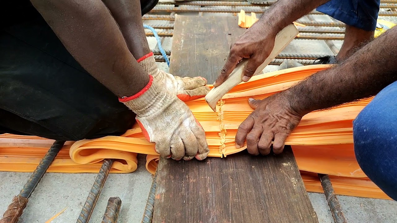 Waterstop welding | Waterstop joint method | Waterbar weld method | using welding iron/Heater blade