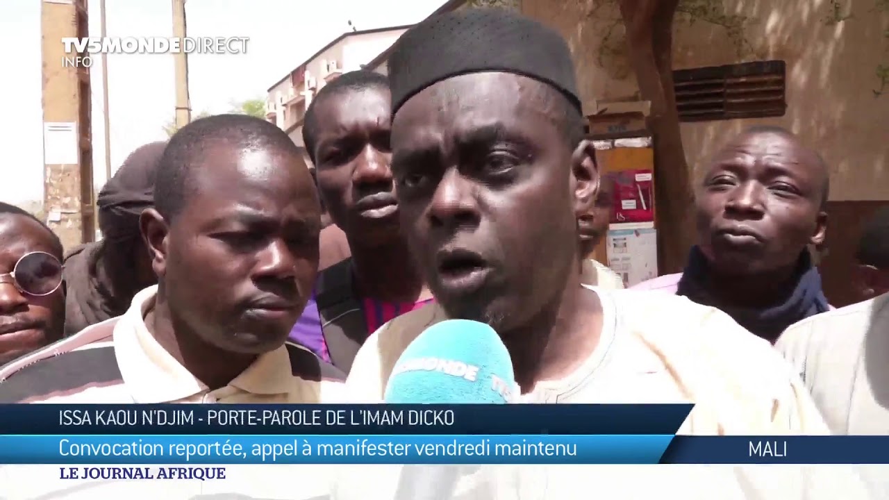Mali : la convocation de l'Imam Dicko est reportée
