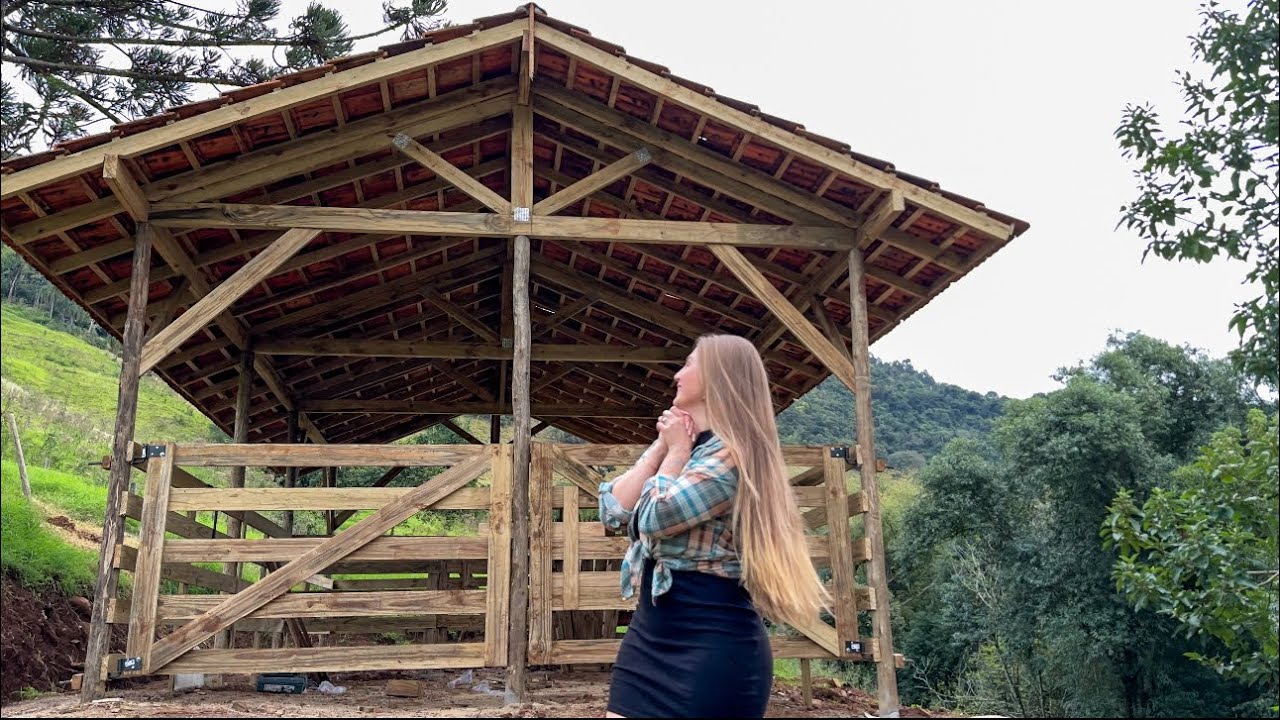 TOUR CURRAL NA CHÁCARA NOVA - RECEITA BUCHO DE BOI - VIDA NA ROÇA!