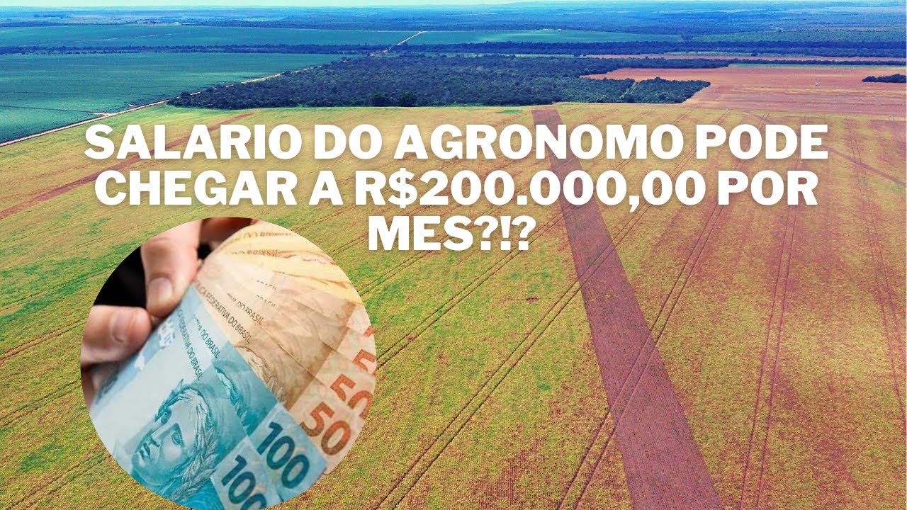 O salário de um Eng agrônomo pode chegar a R$200.000,00 por mês???