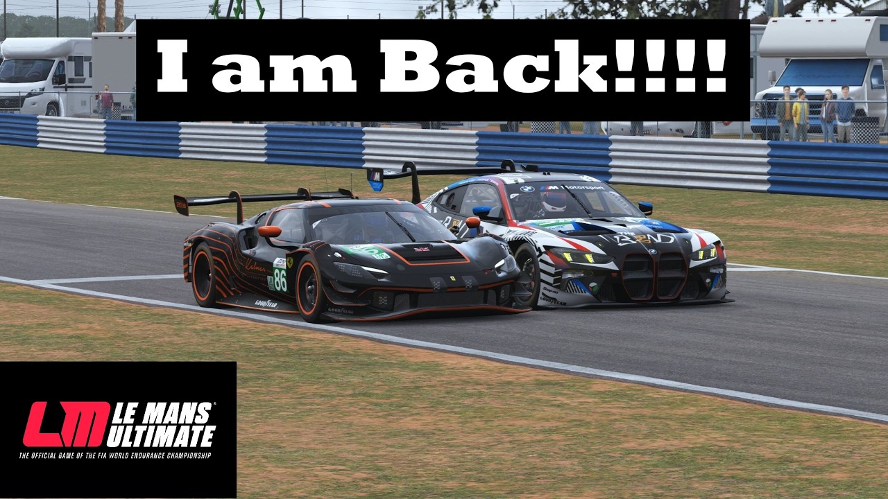 I am Back!!! Podium? | LMGT3 @ Sebring | Le Mans Ultimate LMU