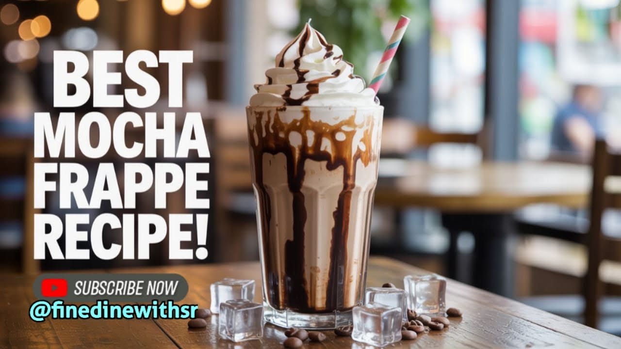 Mocha Frappe Cold Coffee | Ice Coffee | Caramel Cold Coffee