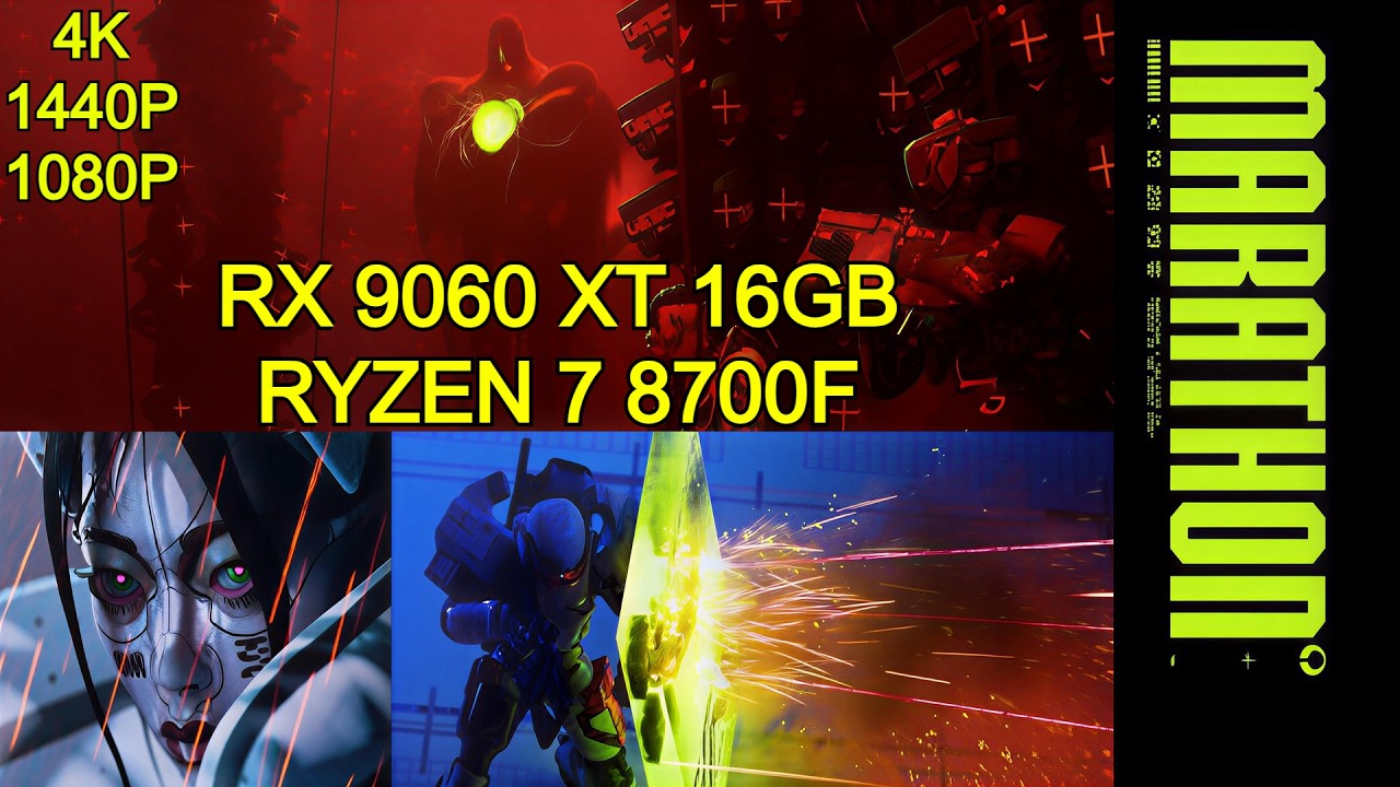 Marathon | RX 9060 XT 16GB | Ryzen 7 8700F