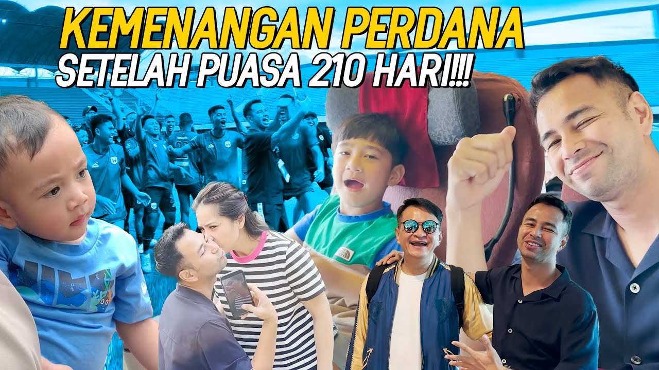 RAFFI & RAFATHAR TERBANG LANGSUNG KE SLEMAN!! RANS FC MENANG!!!