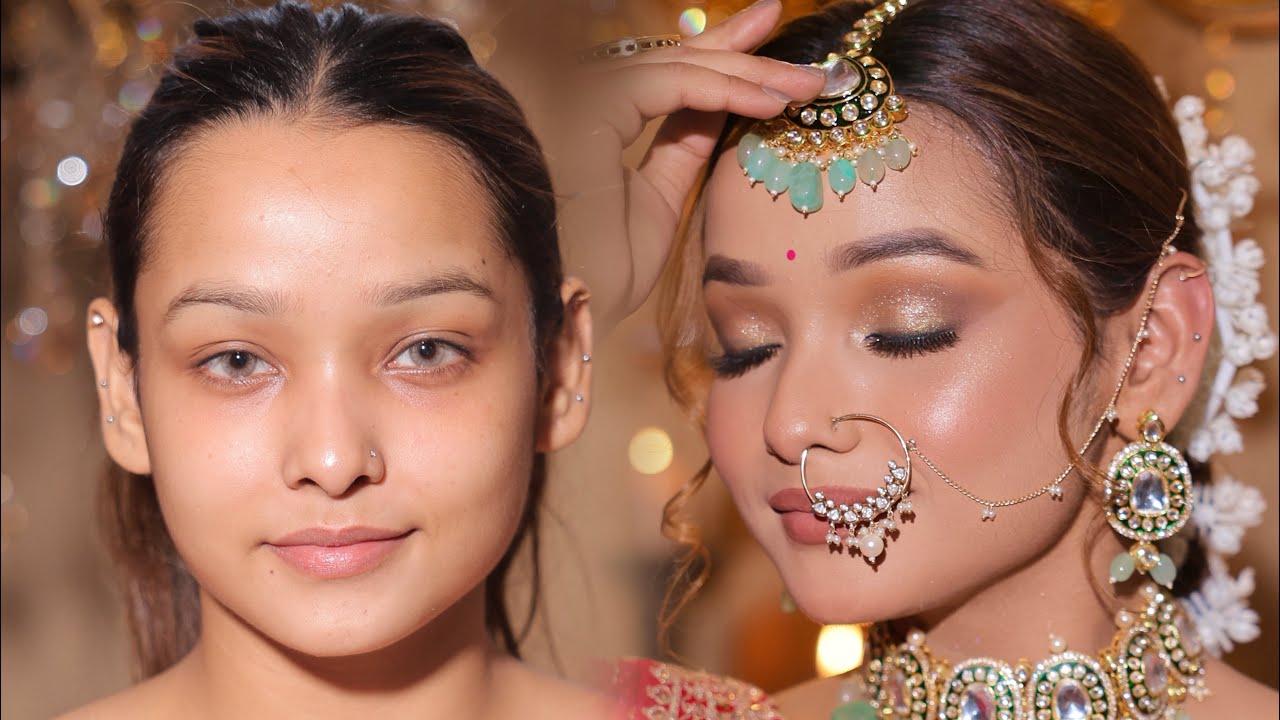 Get the perfect bridal makover | BRIDAL MAKEUP TUTORIAL STEP BY STEP💖