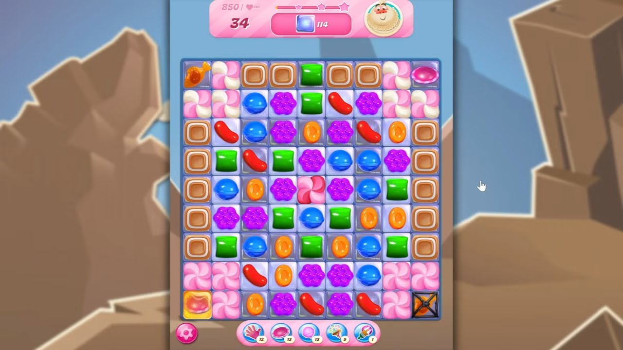 Candy Crush Saga LEVEL 850 NO BOOSTERS (new version)🐟☑️