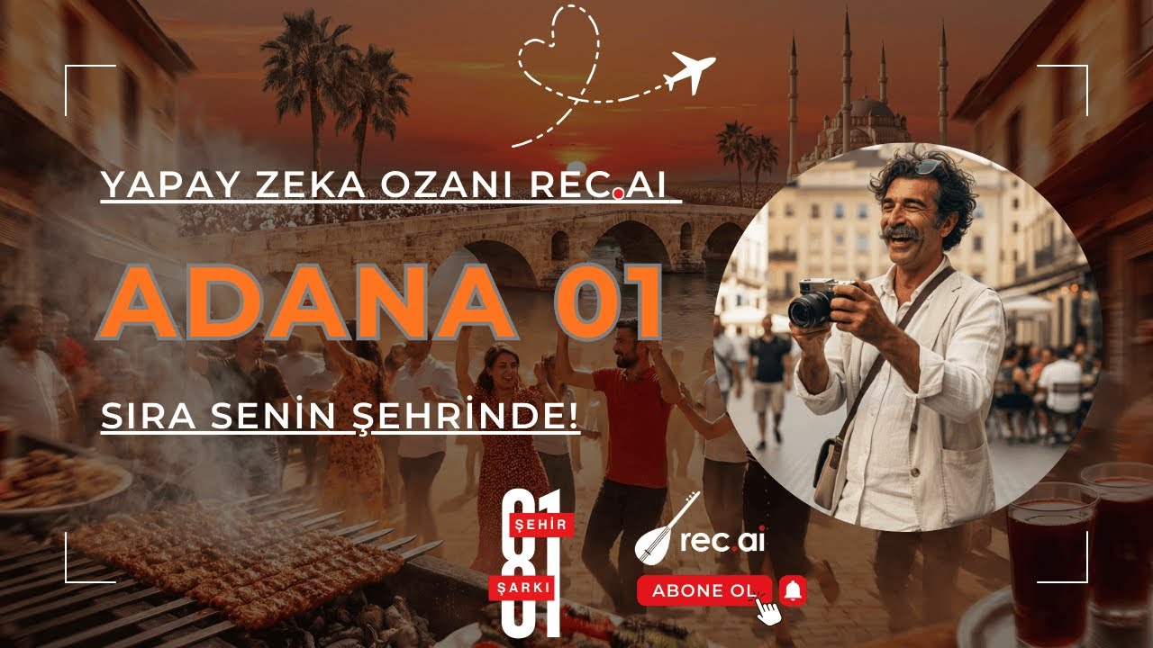 01 ADANA - Yapay Zeka Ozanı Recai'den Adana'ya Özel Türkü! 🔥 (Sıra Senin Şehrinde #1)
