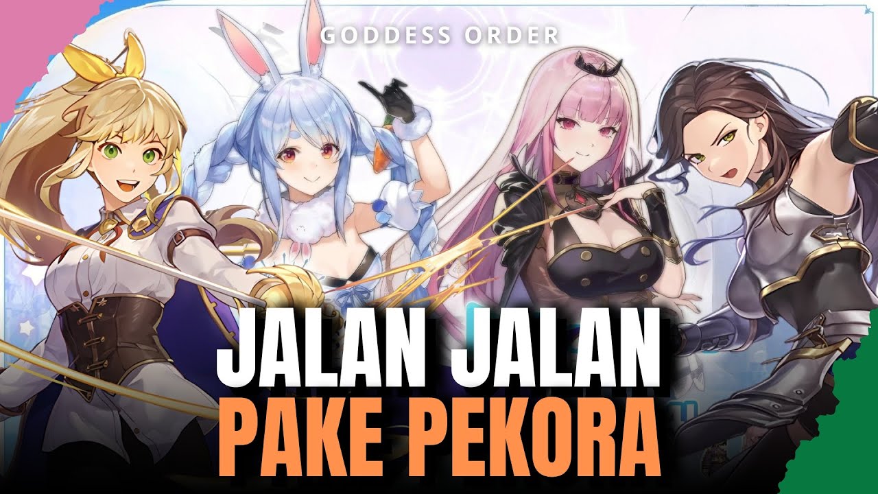 Tierlist dan Collab Bareng Hololive Usada Pekora + Mori Calliope - Goddess Order 
