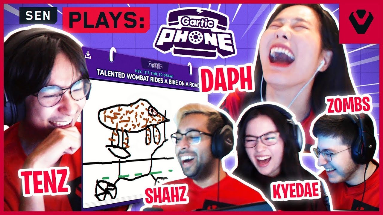 Daph CAN'T Teach The Sentinels How To DRAW (Gartic Phone)