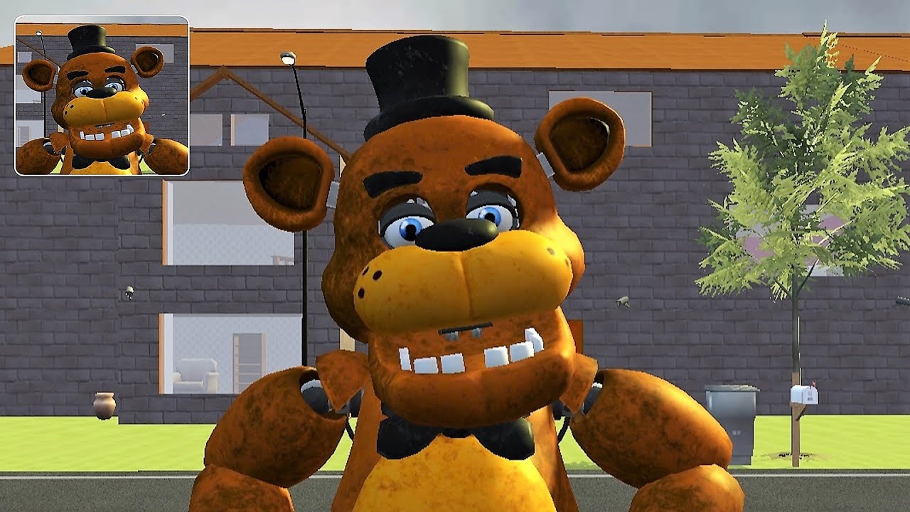 Freddy Fazbear. Scary Neighbor Escape Full Gameplay