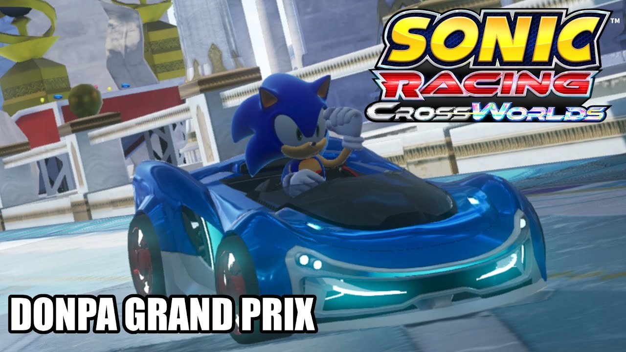 Sonic Racing Crossworlds - Donpa Grand Prix as Sonic [Nintendo Switch 2]