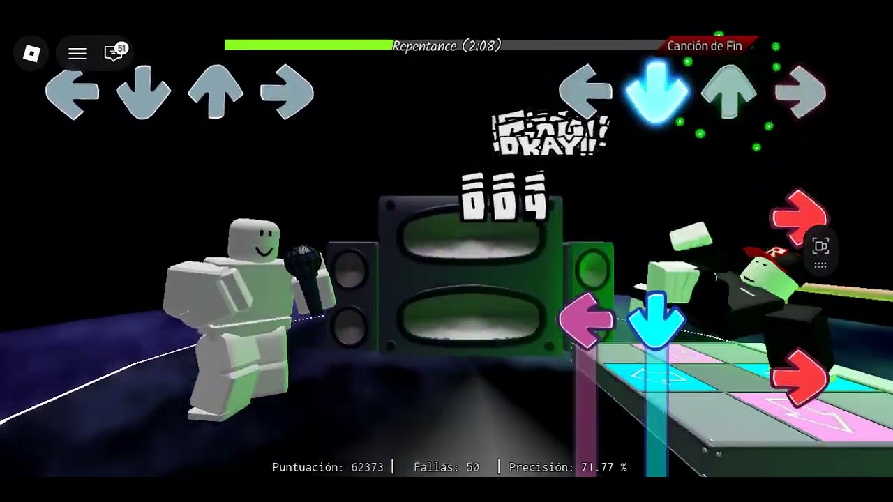 Roblox repentance fnf en mis amigo de roblox de friday night funki