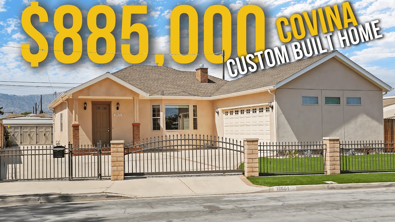 Custom Built House Tour in Covina California #homesforsale
