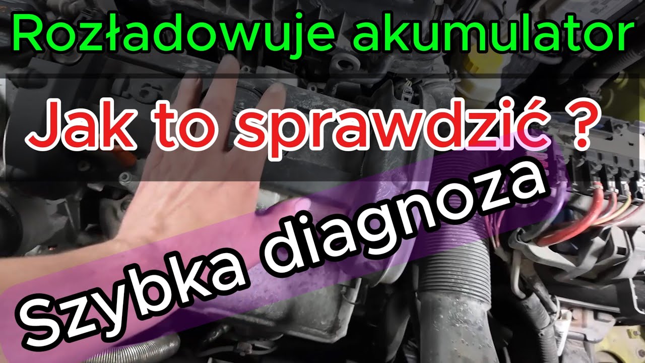 3 dni i pusty akumulator jak zdiagnozować co jest problemem. Rozładowuje akumulator. Nie odpala.