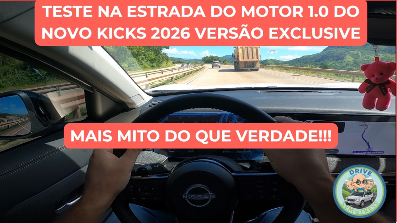 Testamos o motor do Novo Kicks na Estrada - Vitória a Governador Valadares
