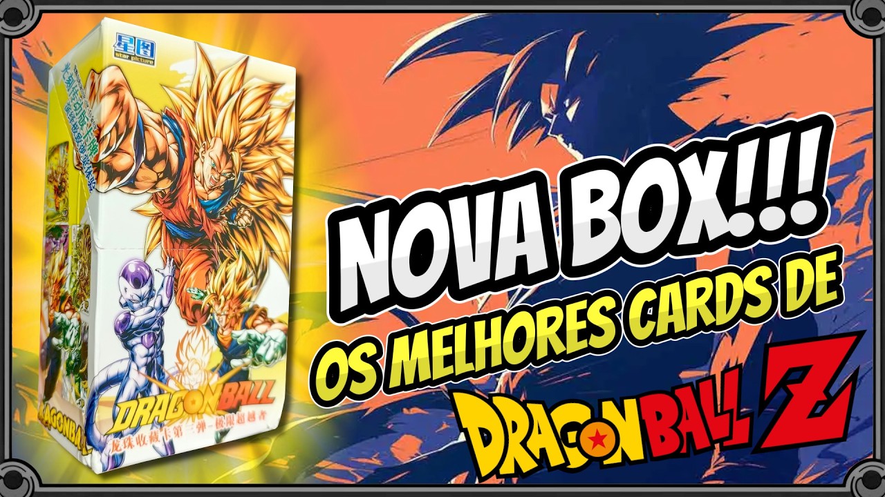 Os melhores cards de Dragon Ball Z, marca Star Picture, Unbox #cards #dragonball