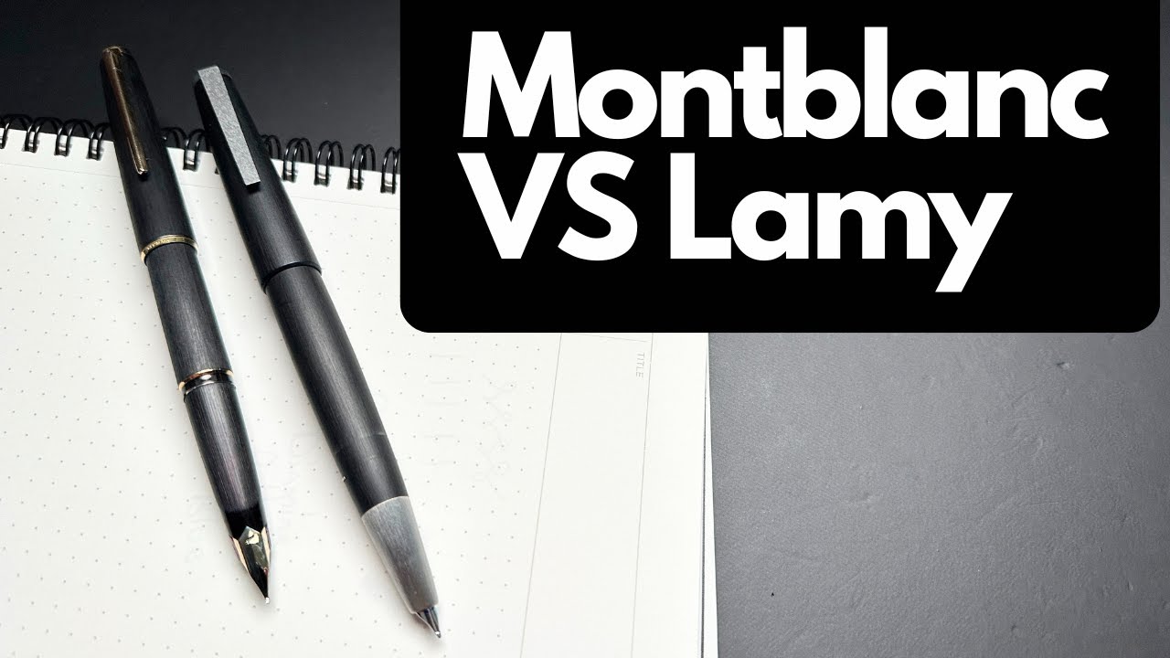 Lamy 2000 VS Montblanc 220 - Vintage VS New