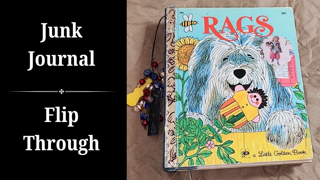 Little Golden Book Junk Journal Flip Through