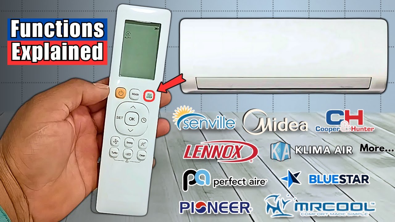 Master THIS Mini-Split AC Remote: Tips, Tricks & Hidden Features!